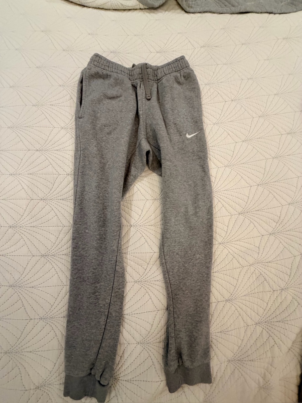 Nike Men's Light Gray Sweatpants Joggers
